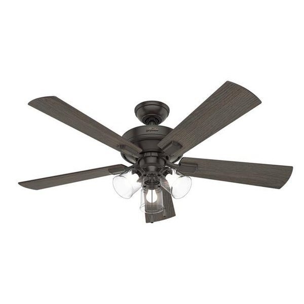 Hunter 3001145 52 in. Indoor 5 Blade Bronze Ceiling Fan, Hunter, Mfr#: 3001145